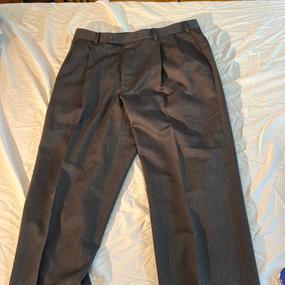 Brooks brothers charcoal dress pants waist size 35